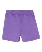 Shorts Trinity in cotone viola a tinta unita