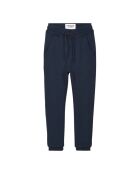 Marineblaue Sprinter Fleece-Sommer-Jogginghose aus Baumwolle