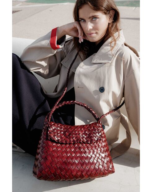 Jacky Bordeaux Schultertasche