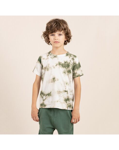 T-Shirt Nolan kaki tie & dye