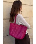 Cabas Delhi Medium Framboise