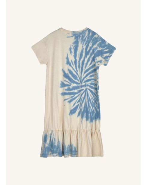Robe Patti bleu tie & dye