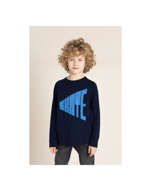 T-Shirt en Coton Deal bleu