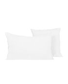 Taie d'oreiller en Lin & Coton Limy blanche - 80x80 cm