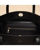 Bolso Camille de piel negra - 371 x 272 x 150 mm
