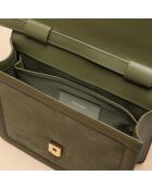 Borsa a tracolla Anita in pelle color argilla - 200 x 162 x 55 mm