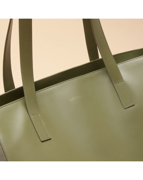 Bolso Lison de piel en arcilla - 310 x 295 x 150 mm