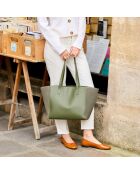 Bolso Lison de piel en arcilla - 310 x 295 x 150 mm