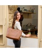 Borsa Camille Noisette in pelle - 371 x 272 x 150 mm