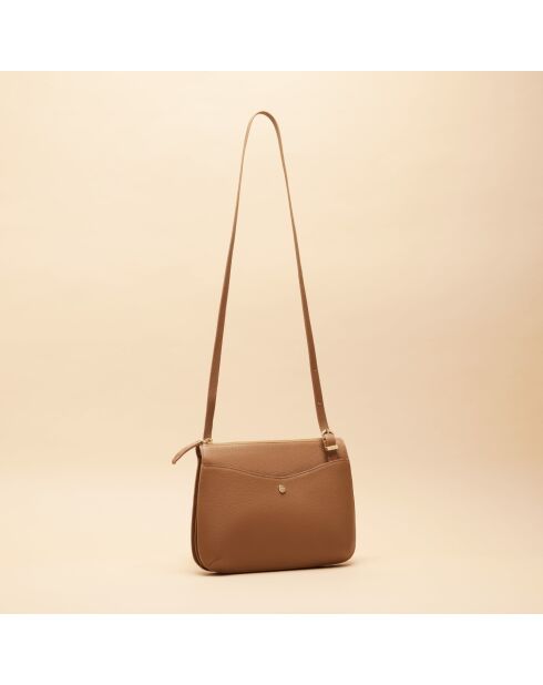 Borsa a tracolla Irma in pelle cognac - 250 x 175 x 60 mm
