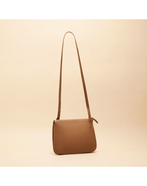 Borsa a tracolla Irma in pelle cognac - 250 x 175 x 60 mm