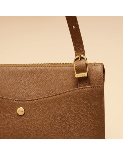 Borsa a tracolla Irma in pelle cognac - 250 x 175 x 60 mm