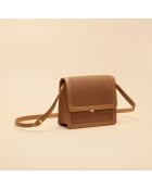 Borsa a tracolla Anita in pelle nocciola - 200 x 162 x 55 mm