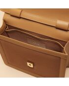 Borsa a tracolla Anita in pelle nocciola - 200 x 162 x 55 mm