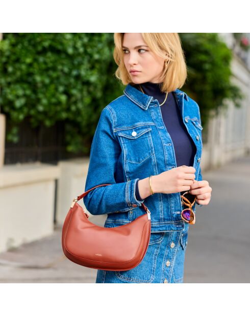Ingrid Brick Lederhandtasche - 31,5x16,6x8 cm