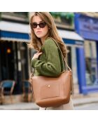 Borsa hobo Alma in pelle cognac - 262 x 237 x 115 mm