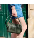 Emma Forest Schultertasche aus Leder - 21,7x15x4,3 cm