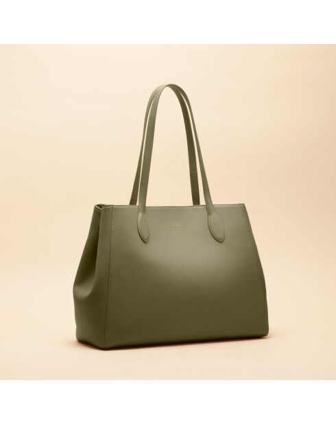 Borsa Camille in pelle color argilla - 371 x 272 x 150 mm