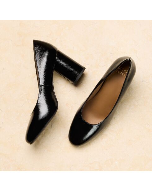 Escarpins en cuir Esther noirs