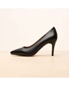 Escarpins en cuir Elodie noirs