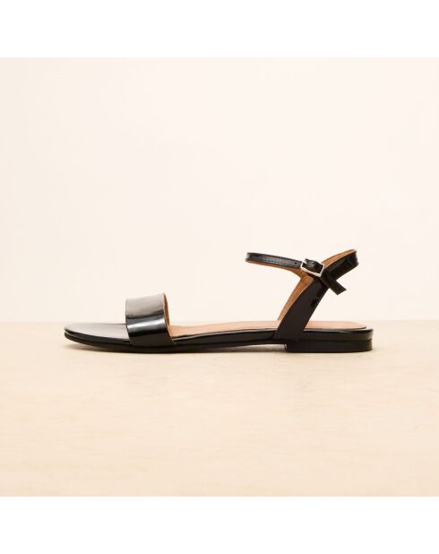 Sandali Félicie in pelle nera
