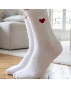 Confezione da 3 calzini al ginocchio in cotone Multicolor Heart