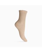 Lot de 4 chaussettes hautes en coton Volants multicolore