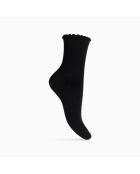 Lot de 4 chaussettes hautes en coton Volants multicolore