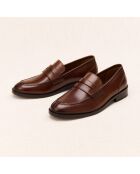 Mocassini Gita marroni in pelle