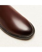 Bottines Chelsea en cuir Edith marron
