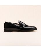 Mocassins en cuir Guillemette noirs