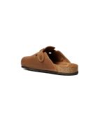 Braune Clog-Sandalen Carom aus Leder