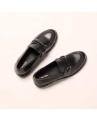 Mocassins en cuir Ramona noirs