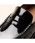 Mocassins en cuir Galatée noirs