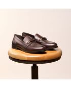 Mocassins en cuir Ramona marron