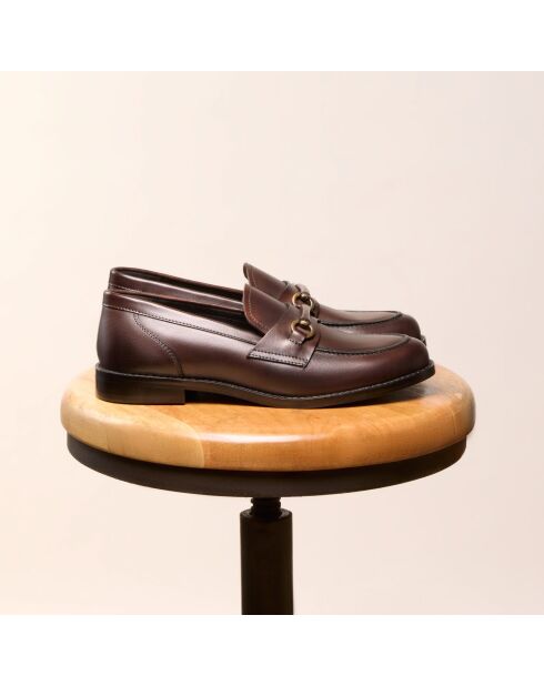 Mocassins en cuir Ramona marron