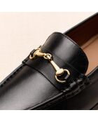 Mocassins en cuir Gaïa noirs