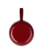 Tradifonte Fonduetopf aus emailliertem Gusseisen, Rot, 2 l