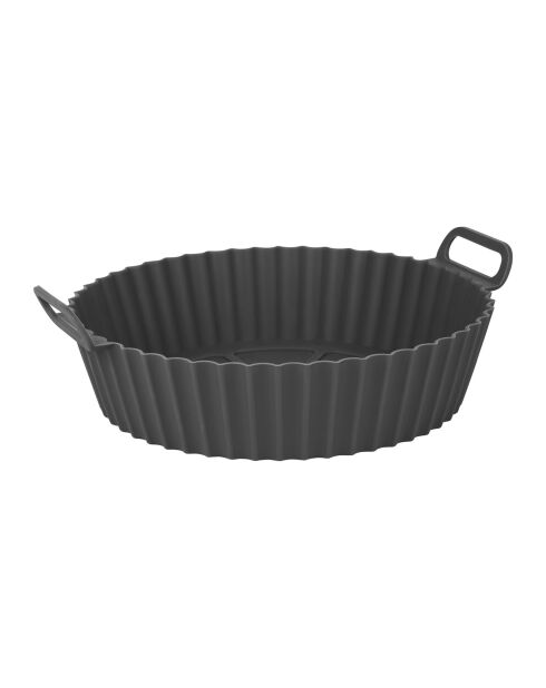Panier de cuisson pour friteuse à air en silicone Frit Air gris - 16 x 4.5 cm