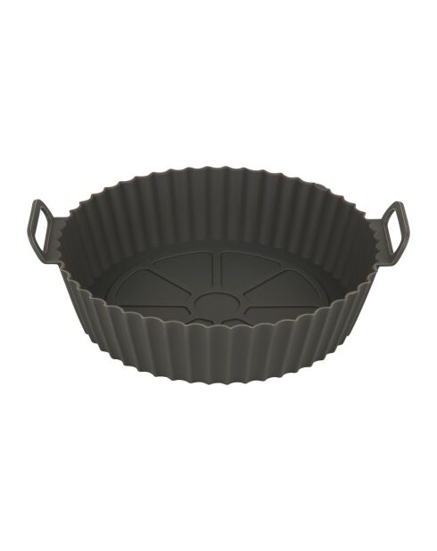 Panier de cuisson pour friteuse à air en silicone Frit Air gris - 16 x 4.5 cm
