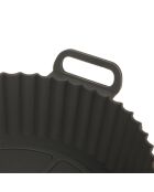 Panier de cuisson pour friteuse à air en silicone Frit Air gris - 16 x 4.5 cm