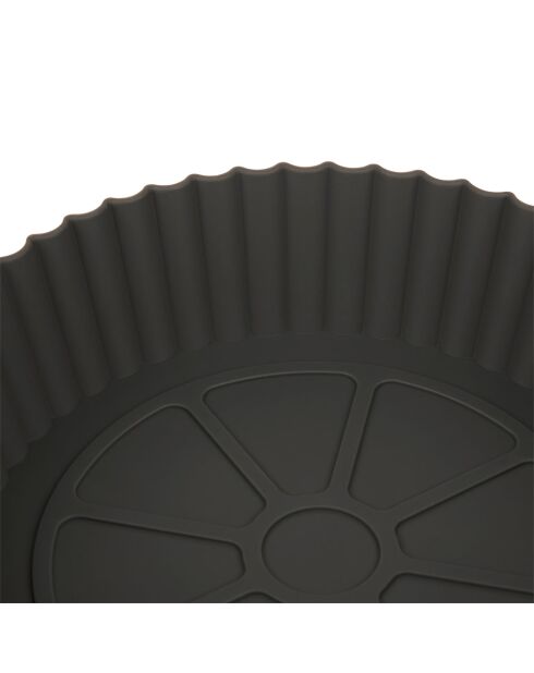 Panier de cuisson pour friteuse à air en silicone Frit Air gris - 16 x 4.5 cm