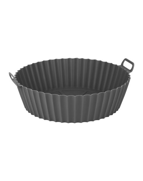 Panier de cuisson pour friteuse à air en silicone Frit Air gris - 25 x 7.5 x 23.5 cm