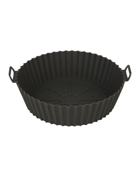 Panier de cuisson pour friteuse à air en silicone Frit Air gris - 25 x 7.5 x 23.5 cm