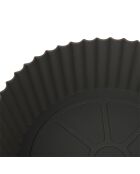 Panier de cuisson pour friteuse à air en silicone Frit Air gris - 25 x 7.5 x 23.5 cm