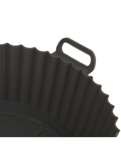 Panier de cuisson pour friteuse à air en silicone Frit Air gris - 25 x 7.5 x 23.5 cm