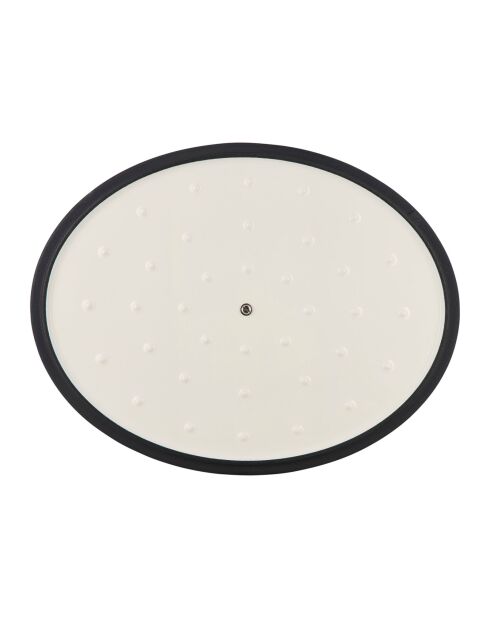 Kochtopf aus emailliertem Gusseisen mit orangefarbenem Glitzer, 6,5 l