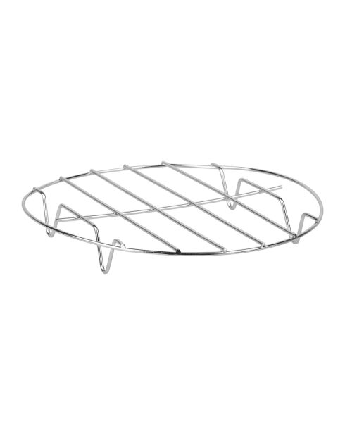 Grille de cuisson en inox Frit Air argenté - 19.5 x 2.8 x 22 cm