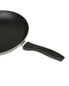 Lot de 2 Poêles en aluminium grises - 28.5 x 6 x 47 cm