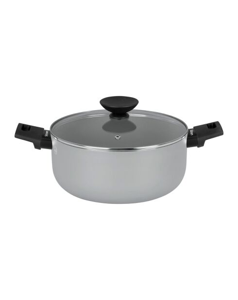Faitout en aluminium Silice gris - 36.5 x 24.5 x 12.2 cm